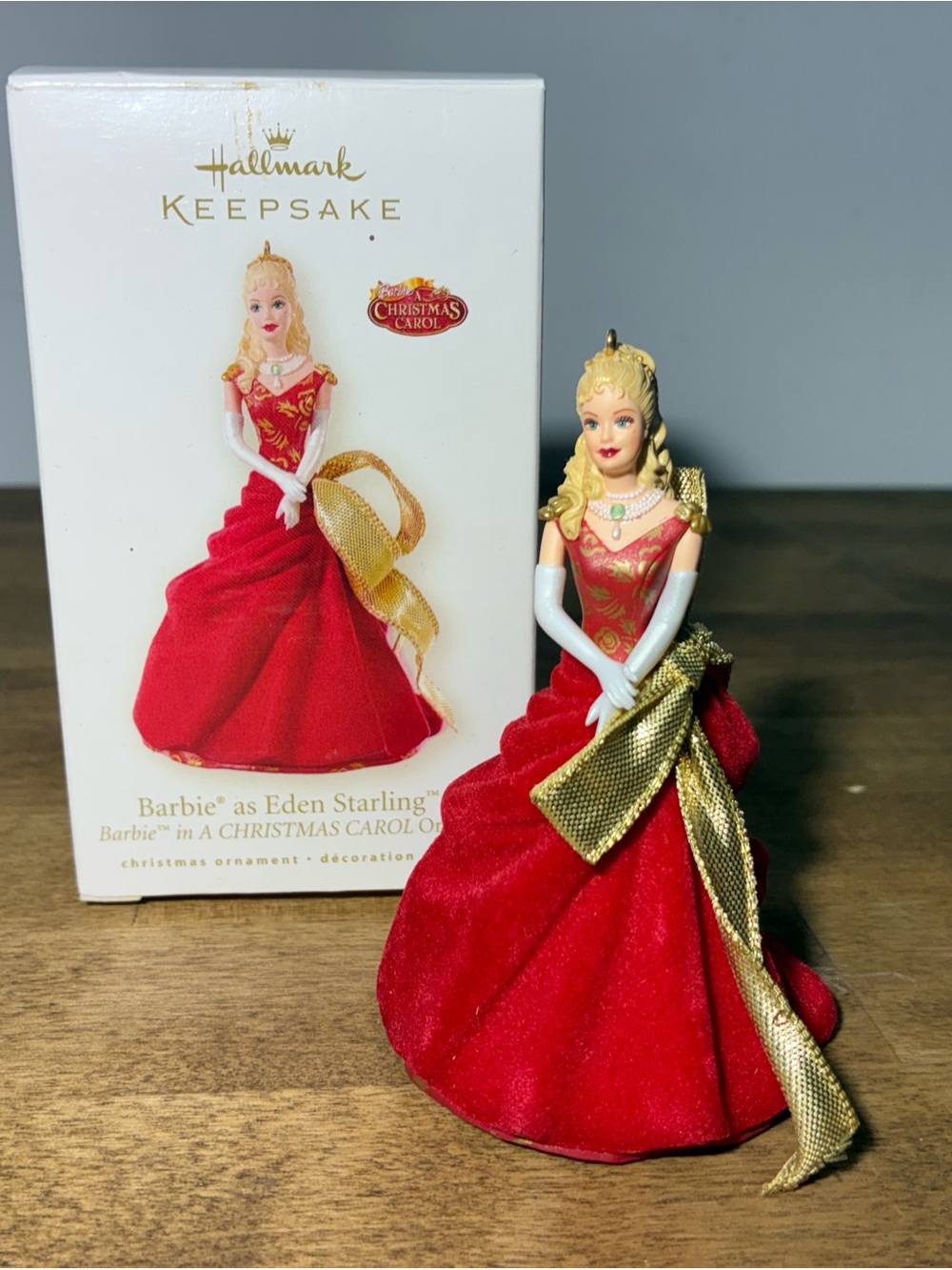 Hallmark Keepsake Barbie as Eden Starling Christmas Carol Ornament 2008 QXI2271